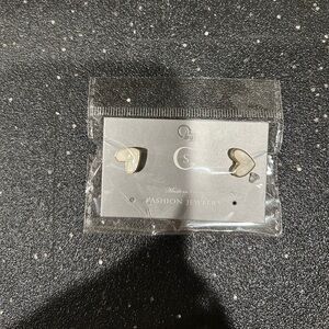 White heart 🤍 studs